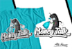 do custom typography t shirt design and logo for music and more