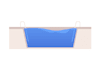 create pool and spa logo with text with any file