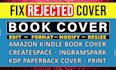 fix error format or resize book cover for amazon kdp ingram spark rejected cover