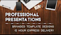 design power point presentation and google slides