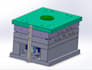 do injection mold design using professional solid work