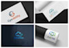 design professional tech, technology, startup ,minimal logo