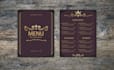 do modern food or restaurant menu design