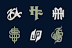 design unique initial monogram logo