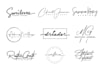 design handwritten, scripted, signature, calligraphy, cursive logo