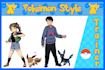 create your favorite character or yourself in pokemon style