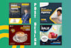 design linkedin header, and social media cover or post