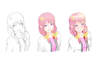draw cute anime profile picture, avatar, for twitch, socials