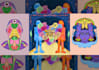 create detailed art of psychedelic album cover