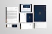 design unique business cards with full stationery