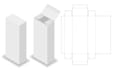 create a print ready packaging dieline template