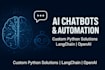 create ai chatbots with openai, claude, llm, rag, pinecone, with fastapi, django