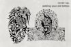 design tribal, maya, celtic theme tattoo, lettering