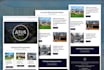 design responsive real estate mailchimp email newsletter templates