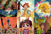 draw awesome children book style illustration