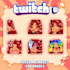 create custom chibi anime twitch emotes or sub badges