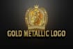 create luxurious 3d gold metallic logo designs for you and your company