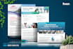 design professional cleaning service postcard, flyer, eddm