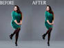 reshape your body, make you slim and remove double chin in photoshop