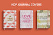 design kdp journal and notebook covers