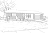 make a detailed building line drawing