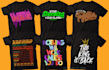create awesome typography and custom graphic t shirt design