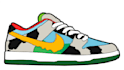 create a custom cartoon sneaker drawing