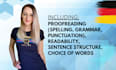 professionally proofread and edit your german book