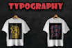 design trendy tshirts with mockup