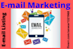 create a valid and verified email list for email marketing