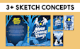 sketch book cover concepts
