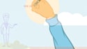 create white bored 2d animation, an explainer, and an educational video