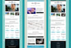 constant contact newsletter,email,mailchimp newsletter,klaviyo email template