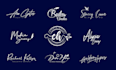 design luxury, scripted, handwritten, or signature logo