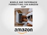 do paperback formatting for amazon KDP