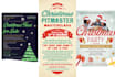 design retro or modern christmas flyer and poster