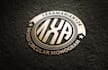 design 3d badge and gold logo