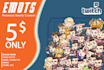 create express custom twitch emotes,sub badges in 24 hours