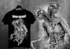 do custom hand drawn dark art horror and metal illustration