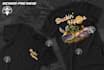 make hunting outdoor outfitters designs in hand drawn style