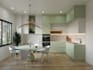 design kitchen interior and render 3d realistic images