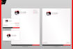 design business card letterhead and premium stationery items
