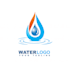 design an water drop logo