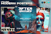 design modern event or business flyers
