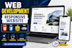 develope a responsive PHP website using HTML CSS javascript