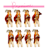 make characters expressions sprites for dialogues