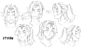 draw a custom character design or reference sheet