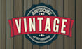 design a vintage retro logo for clothing, coffee shop or brand
