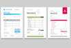 get a4 or letter size print ready form, invoice, envelope