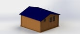 do 3d design and technical drawing of garden houses with instruction manual